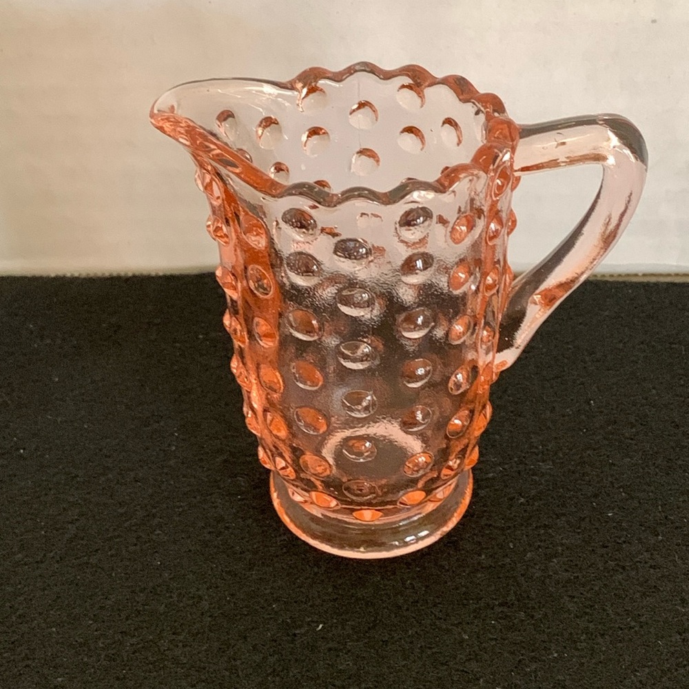 Mini Vintage Hobnail Pitcher